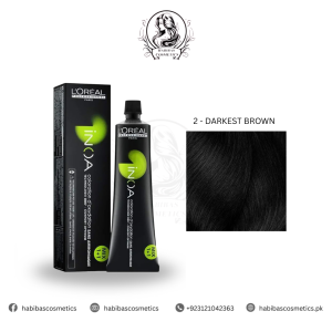 Loreal Professionnel Inoa Hair Color 2 DARKEST BROWN