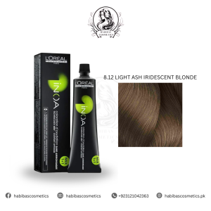 Loreal Professionnel Inoa Hair Color 8.12 LIGHT ASH IRIDESCENT BLONDE