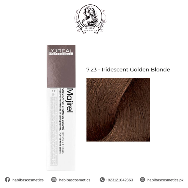 Loreal Professionnel Majirel 7.23 Iridescent Golden Blonde 60ml