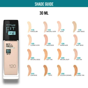 Maybelline Fitme Foundation Shade 335 Classic Tan