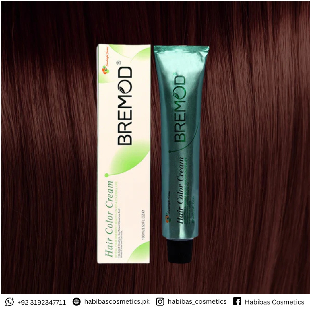 Bremod Hair Color Cream 5.5 Light Mahogany Brown 100ml