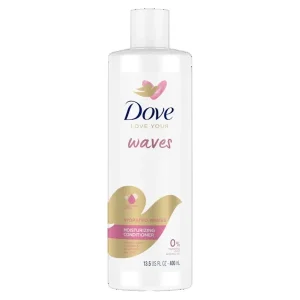 Dove Love Your Waves Hydrated Waves Moisturizing Conditioner, Shea Butter, Paraben & Mineral Oil Free, For Wavy Hair, 400ml