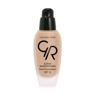 Golden Rose Satin Smoothing Fluid Foundation, 23, Paraben Free, SPF 15