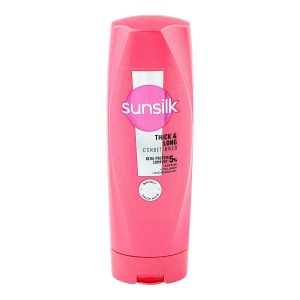 Sunsilk Thick & Long Kera-Protein Complex 5% Conditioner, Collagen & Macadamia Oil, For Bouncy & Thick Hair, 180ml