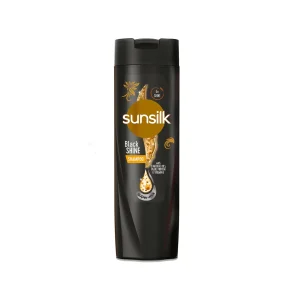 Sunsilk Stunning Black Shine Shampoo, For All Hair Types, 350ml