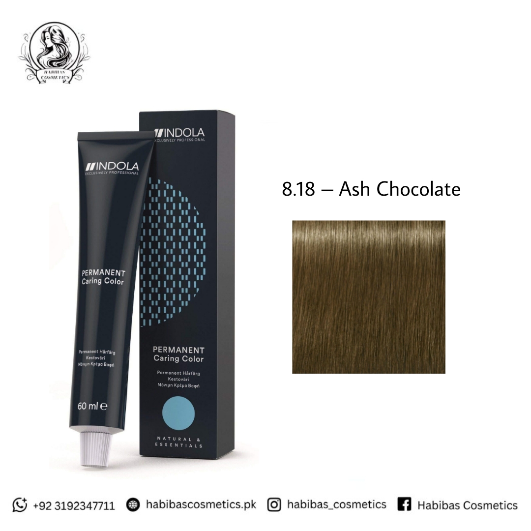 Indola Permanent Caring Color 60ml professional permanent hair color tube and box