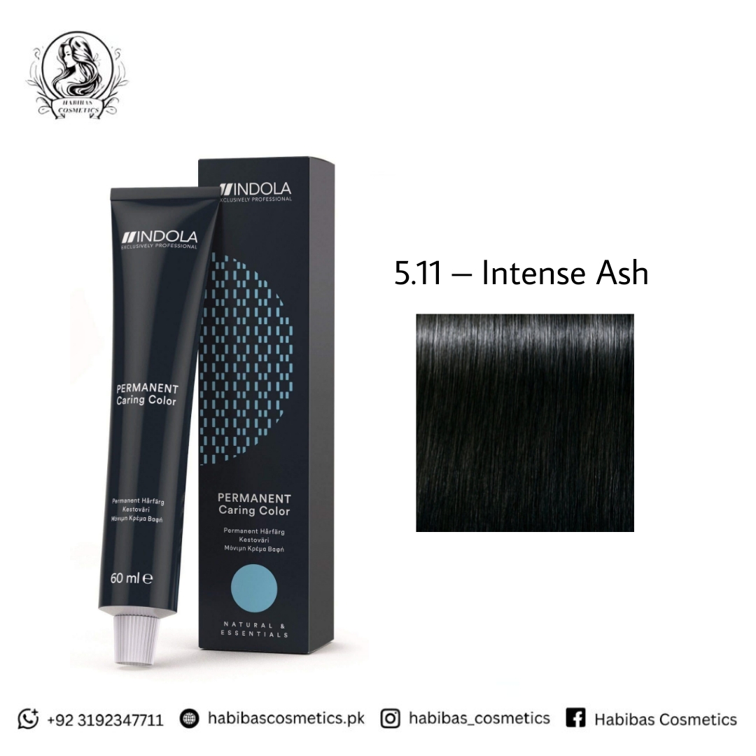 Indola Permanent Caring Color 60ml professional permanent hair color tube and box