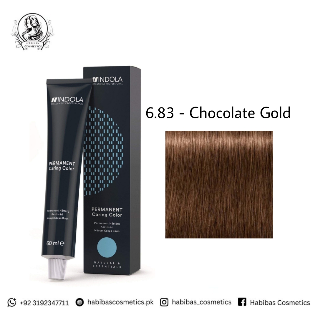 Indola Permanent Caring Color 60ml professional permanent hair color tube and box