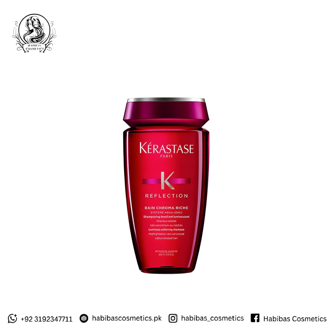 Kerastase Reflection Bain Chroma Riche luminous softening shampoo bottle 250ml for very sensitized color-treated hair